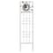 Glitzhome® 48" Painted Metal Sun Garden Trellis Stakes